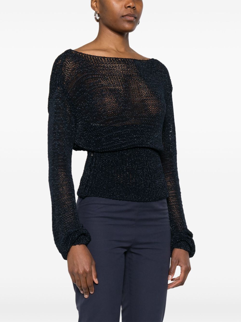 PALOMA WOOL｜ (Mosto (UZ4805-135)) mosto top woman navy - PALOMA WOOL - d — 2